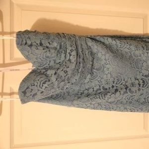 Blue lace cocktail dress NWT size 14